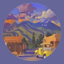A Yellow Truck in Taos stickers