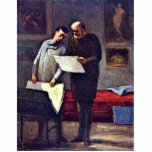 A Young Artist Receives Advice By Daumier Honoré ( Photo Cutouts