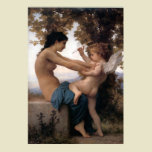 A Young Girl Defending Herself Against Eros