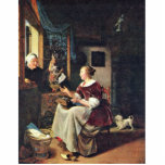 A Young Lacemaker Is Interrupted By A Special Bird Photo Cutouts