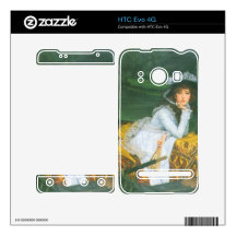 A young woman in a boat by James Tissot Skins For The HTC Evo 4G