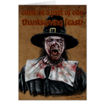 A Zombie Thanksgiving cards