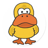 AA- Angry Duck Stickers sticker