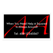 AA BUSINESS CARDS