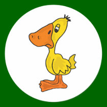 AA- Funky Duck Sticker stickers
