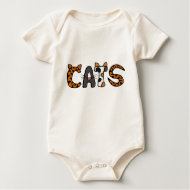 AA- Funny Cartoon Cats Baby Outfit shirt