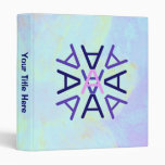 Aa Medallion Blue Dusk binder