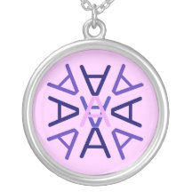 Aa Medallion Blue Dusk Necklaces