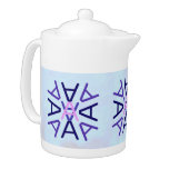 Aa Medallion Blue Dusk teapot