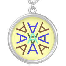 Aa Medallion Earth Necklace