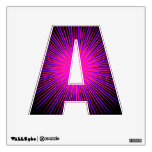Aa Monogram wall decal