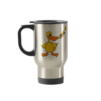 AA- Musical Duck Travel Mug by naturesmiles