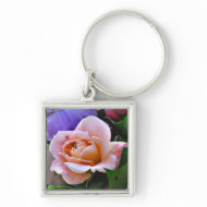 AA- Pink Rose Photography Keychain keychain