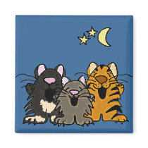 AA- Singing Cats Magnet