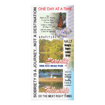 aa slogans bookmark rack card design