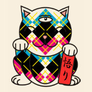 AAAArgyle CMYK Neko design 2 shirt
