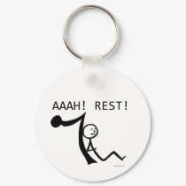 Aaah Rest! keychains
