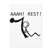 Aaah Rest! Postcard