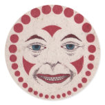 Aaargh! Sinister Clown! Round Sticker