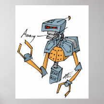 Aaay Robot Poster