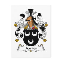 Aachen Family Crest Post Cards