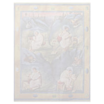 Aachen Gospels, Folio 13R By Karolingischer Buchma Letterhead