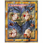 Aachen Gospels, Folio 13R By Karolingischer Buchma Photo Sculpture