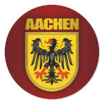 Aachen Round Sticker