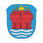 aalborg, Denmark Round Sticker
