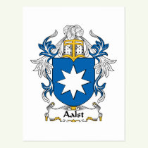 Aalst Family Crest Postcard