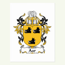 Aar Family Crest Postcard