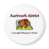 Aardvark Addict magnets by AnimalShirts Aardvark Addict magnets