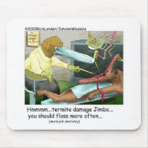 Aardvark Dentistry Funny Gifts & Collectibles mousepads