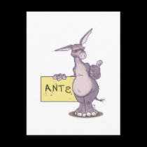 Aardvark Postcard by pyromancy Aardvark Postcard