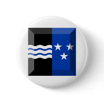 Aargau Flag Gem Pinback Buttons