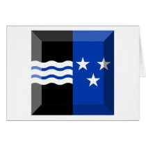Aargau Flag Gem Greeting Card