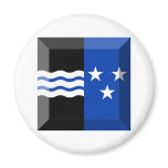 Aargau Flag Gem magnets