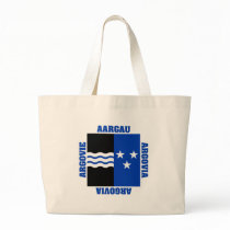 Aargau Switzerland Canton Flag Tote Bag