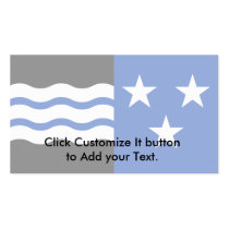Aargau, Switzerland flag Business Card Template