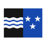 Aargau, Switzerland flag Postcard