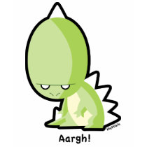 Aargh Dino T-Shirt by Evilrabbit Aargh Dino T-Shirt