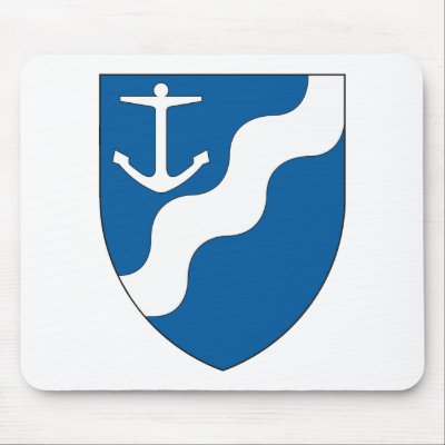 Aarhus Amt Coat of Arms Mousepad by FlagTshirts