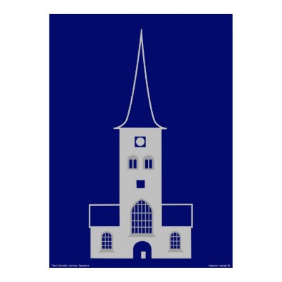 Aarhus Cathedral - St. Clemens Church Poster by lonvig