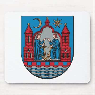 AArhus City Coat of Arms Mousepad by FlagTshirts