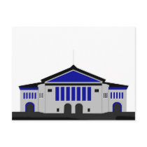 Aarhus Theater - grey postcards by lonvig Aarhus Theater - grey postcards