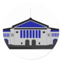 Aarhus Theater - grey stickers by lonvig Aarhus Theater - grey stickers