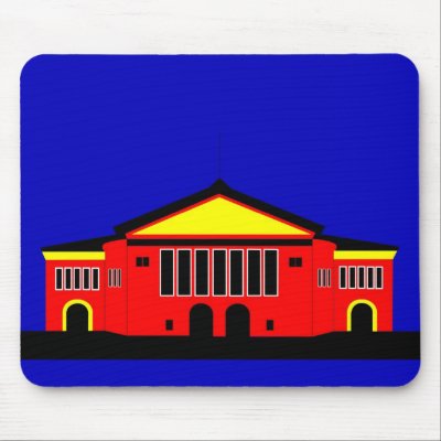 Aarhus Theater Mouse Mats by lonvig