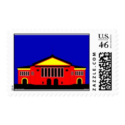 Aarhus Theater Postage Stamps by lonvig