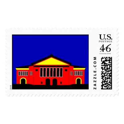Aarhus Theater Postage Stamps by lonvig