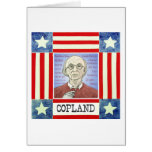 Aaron Copland greetings card